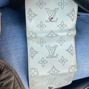 Louis Vuitton Blue leather wallet